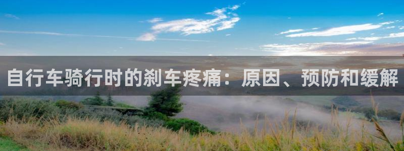 凯时尊龙|自行车骑行时的刹车疼痛:原因、预防和缓解(图1) 凯时尊龙