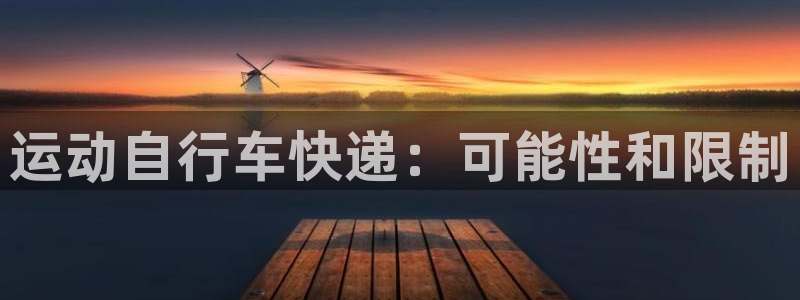 凯时人生就是博首页|运动自行车快递:可能性和限制(图1) 凯时人生就是博首页