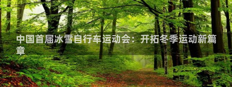 凯时尊龙登录入口|中国首届冰雪自行车运动会:开拓冬季运动新篇
章(图1) 凯时尊龙登录入口